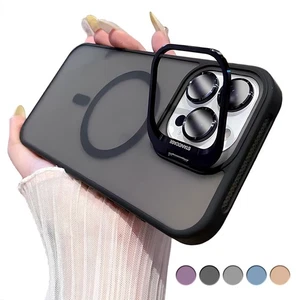 Funda protectora de cámara MagSafe a prueba de golpes para PC para iPhone 16 15 14 13 12 11 Pro Max - Imagen 1 de 18
