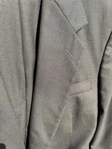 Cricketeer USA Made 40R 32x32 Brown Houndstooth Wool Mens Jacket Pants Suit - Picture 1 of 15