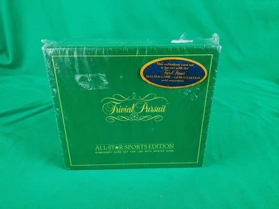Trivial Pursuit ALL STAR SPORTS Edition Green Subsidiary Card Set FACTORY SEALED - Image 1 of 4