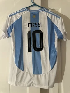 Lionel Messi #10 Kids Argentina Jersey Kit Size 28 For Ages 10-11 - Picture 1 of 3