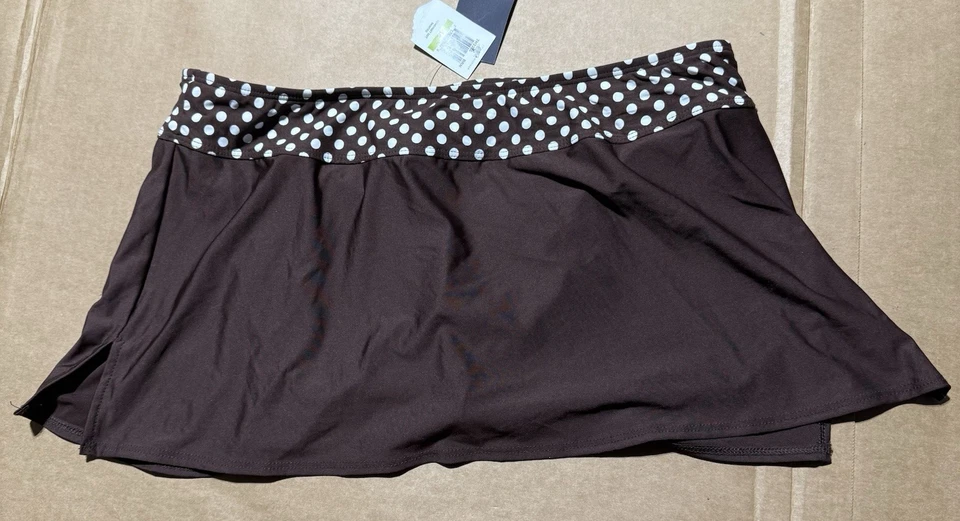 Mujer Tommy Hilfiger Talla 14 Marrón Somerset Punto Falda Natación Bikini Falda Nueva con Etiquetas Foto 1 de 1