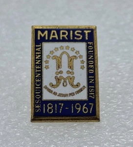 Marist Brothers Sesquicentennial 1817-1967 Pin - Picture 1 of 2