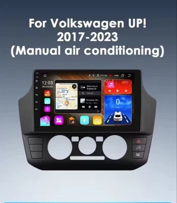 Volkswagen UP 2017 - 2024 Navigatore Android 14 5G QLED CarPlay GPS RDS DSP RGB  - Immagine 1 di 4