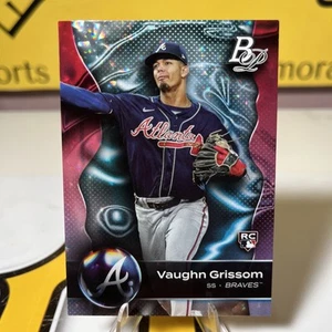 2023 Bowman Platinum - Vaughn Grissom #70 Ice Pattern Foil (RC) - Picture 1 of 3