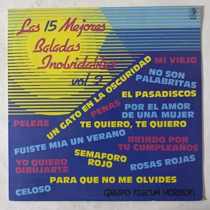 GRUPO NUEVA VERSION -LAS 15 MEJORES BALADAS INOLVIDABLES VOL 2- 1990 MEX LP - Picture 1 of 4