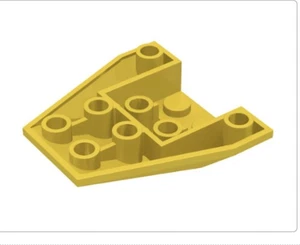 LEGO 4855 Cuneo Giallo 4x4 Tripla Pendenza Invertita Qtà 1 - Ritirato - Foto 1 di 7