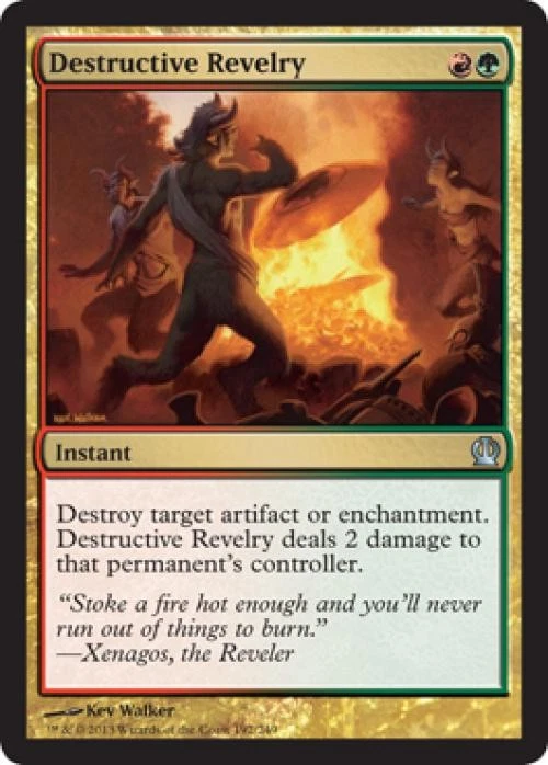 Destructive Revelry - Light Play MTG Theros - Image 1 of 1