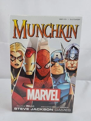 Nuevo precintado MUNCHKIN Marvel USAopoly JUEGO DE CARTAS Steve Jackson 2016 Foto 1 de 2