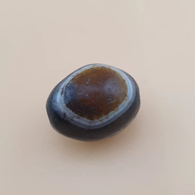 Vintage Natural Eyes Suliemani Agate Bead Amulet 21.6mm x 17.2mm - Image 1 of 4