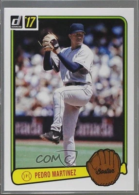 2017 Panini Donruss Retro 1983 Pedro Martinez #RV-42 HOF - Image 1 of 2