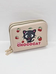 Sanrio Chococat Wallet Card Holder Hello Kitty Zip-around Pink Coral - Picture 1 of 8