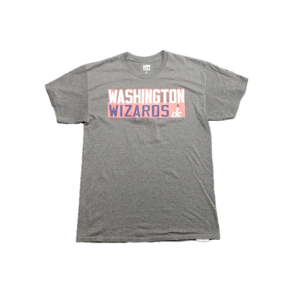 Camiseta de pared Majestic Washington Wizards John para hombre talla grande manga corta  Foto 1 de 4
