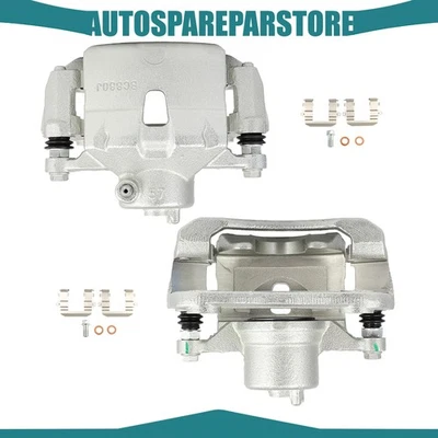Par de pinzas de freno con soporte delantero para Kia Soul 2014 2015 2016 2017 2018 Foto 1 de 4