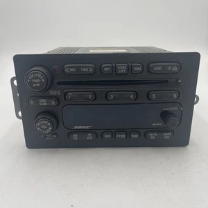 02-03 Chevy Trailblazer GMC Envoy CD Cassette Radio Factory OEM BOSE Tested - Picture 1 of 9