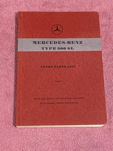 Mercedes- Benz 300SL Gullwing Parts Manual - Picture 1 of 12