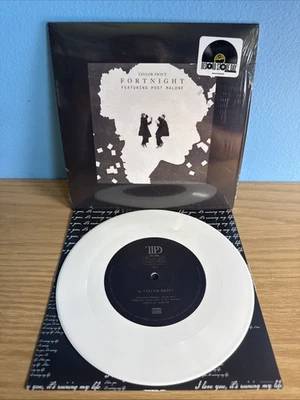 Taylor Swift & Post Malone Fortnight Vinyl 7" 45 RPM White RSD 2025 In Shrink - Image 1 of 4