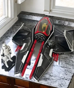 Red Talon — Custom Imperial Interceptor (3.75” Hand-Painted One-Off) collectible - Picture 1 of 13