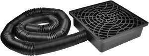 Low Profile Catch Basin Drain Kit Downspout Extender, 12"×12" Catch Basin Gutter - Picture 1 of 6