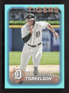 Spencer Torkelson 2024 Topps Serie 1 AQUA Parallel Fanatiker #185 - Bild 1 von 2
