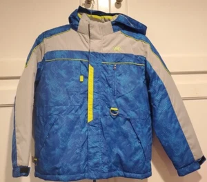 Skechers Kids Blue Gray 3 In 1 Winter Ski Jacket Big Boys Size L 14 / 16 NWT - Picture 1 of 13