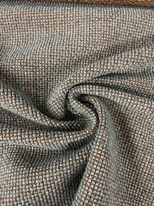 Tela de tapicería de lana gordita gris naranja Camira Craggan Bracken de 1,875 yardas - Imagen 1 de 12