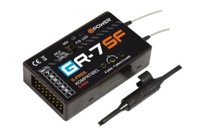 GR-7SF 2,4GHz Empfänger mit 3X Gyro S-FHSS D-Power GR7SF - Bild 1 von 3