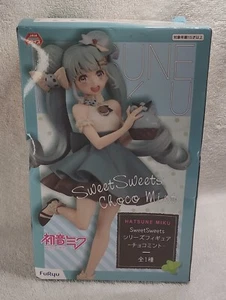 New Hatsune Miku Sweet Sweets Chocolate Mint Figure Vocaloid 6.69" Japan FuRyu - Picture 1 of 11