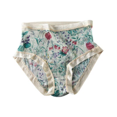 Ropa interior 100 % seda morera para mujer calzoncillos bragas finas de seda 2 capas entrepierna Foto 1 de 4