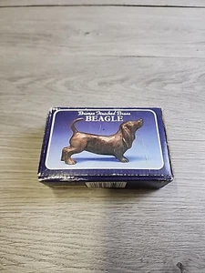 Vintage Brass Beagle Dog Paperweight, Desk Decor, Figurine  - Picture 1 of 4