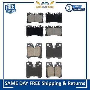 New Front Rear Ceramic Brake Pads Kit For Lexus LS460 LS500 LS600h Toyota Mirai - Picture 1 of 11