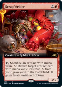[4x] Scrap Welder - Extended Art Near Mint, English NEO Extras MTG Magic - Picture 1 of 1