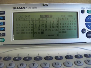 Vintage 80's Extrem Selten SHARP ZQ-700M Electronic Organizer - Bild 1 von 7