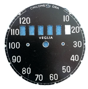 QUADRANTE FONDELLO CONTACHILOMETRI VEGLIA KM/H 120 DIAL ODOMETER SPEEDOMETER - Imagen 1 de 1