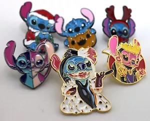 Stitch-Set of 6 Fantasy Stitch Pins - Picture 1 of 1