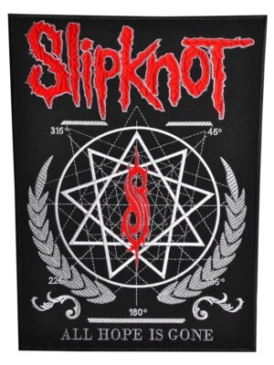 Slipknot All Hope Is Gone Back Patch | Heavy Nu Alternative Metal Band Logo - Image 1 of 3