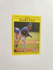 1991 Fleer Baseball Card #144 Ron Darling New York Mets