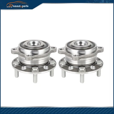 Pair Front Wheel Bearing Hub For Hyundai Santa Fe XL 2016 2017 2018 2019 Non-ABS Foto 1 de 4
