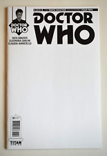 Titan Comics Doctor Who #1 Blank Sketch Cover with the 10th Doctor Year Two
