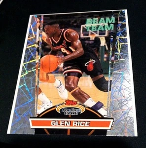 GLEN RICE 1992-93 Stadium Club BEAM TEAM Print Test PROOF Over SIZE Rare #8 - Picture 1 of 2