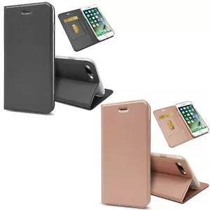 NALIA Klapp Handy Hülle für iPhone 8 Plus/ 7 Plus, Schutz Tasche Case Cover Etui