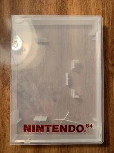 Original-Zubehör-Hersteller Nintendo 64 N64 Promo Aufbewahrungsbox Kunststoff Klappschale Videospiel Hartschale - Bild 1 von 3