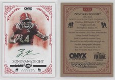 2022 Onyx Vintage Green Signatures /50 Zonovan Knight #VAZK Rookie Auto RC