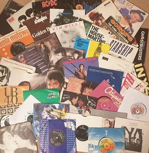 Vinyl records: 1200+ 7" singles rock & pop: 70s-90s Just £2.15each: Buy 7+1 FREE - Bild 1 von 5