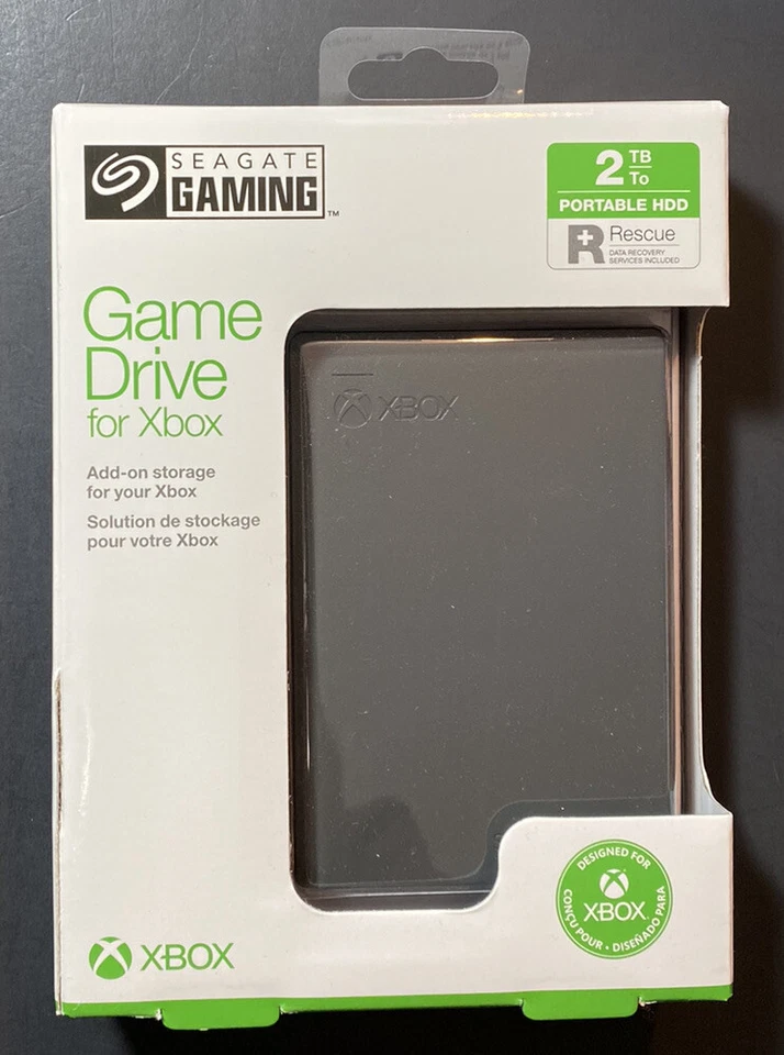 Seagate Game Drive 2TB HDD for XBOX [ Special GRAY ] NEW - Image 1 of 4
