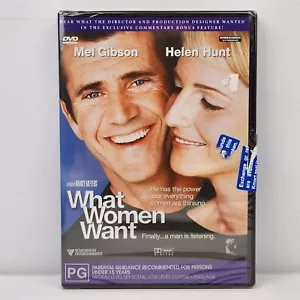 What Women Want DVD Movie 2000 Mel Gibson Helen Hunt Romance Comedy Reg 4 - Picture 1 of 2