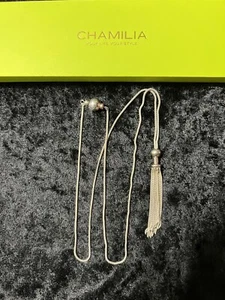 Chamilia Necklace Sterling Silver .925 Tassel Add Charms - Picture 1 of 5