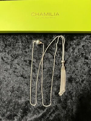 Collar Chamilia Plata de Ley .925 Borla Añadir Dijes Foto 1 de 4
