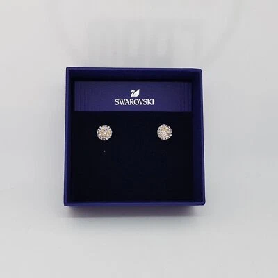 Swarovski Angelic Ohrstecker Ohrringe Weiß, Rhodiniert Earrings Studs 1081942 - Bild 1 von 4