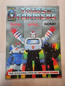 Transformers Issue 78 UK Edition September 1986 Marvel Comics Optimus Prime - Picture 1 of 11