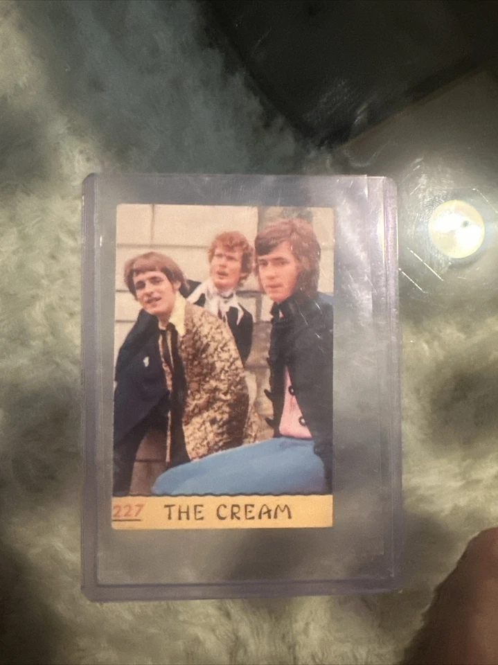 1968 Panini Cantanti sticker #227 The Cream Rock Sticker Card New Rare! Foto 1 de 2